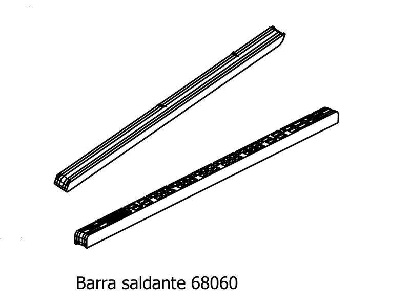 68060- -Vakuummaskin del - Sveiselist T-43 Pro